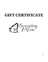 Gift Certificate - Exploring, one month