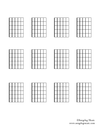 guitar chord charts - moveable position