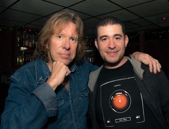 with Keith Emerson (photo by Ethan Shvartzman)
