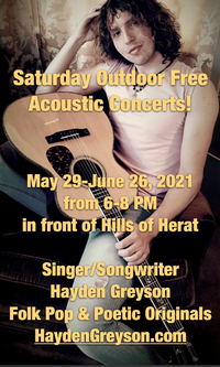 Saturday Outdoor Acoustic Concert Series in Martinsville, NJ