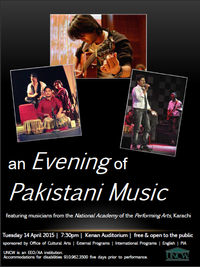 An Evening of Pakistani Music