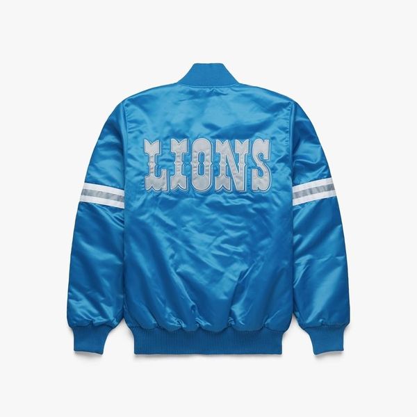 Detroit Lions Homage x Starter Gridiron Jacket Back