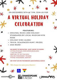 Shakespeare In Action: A Virtual Holiday Celebration
