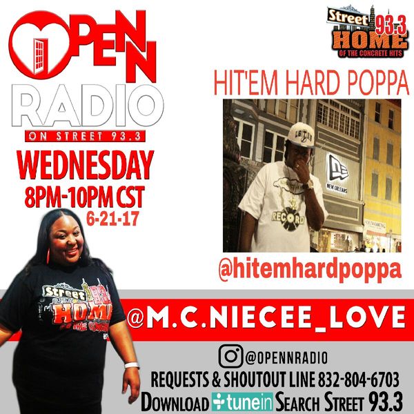 

(Wednesday's 8-10pm cst)

CALL IN TO SHOW LOVE!

832.804.6703 Radio Request Line#

((On LIVE NOW ))

CLICK LINK IN BIO

Download #TUNEIN App search "Street93.3"

#OpennRadio on @Street933

#Tunein with #McNieCeeLove wit Radio Producer @fiyamediamogul call 832-804-6703 to request ya JaMz or Give ya SHOUTOUTS...

#ATMBC #networkingnevernotworking 

http://tunein.com/station/?StationId=183686

#street933  #Tunein #newmusic #newsingle #music #hiphop #rap #radio #rnb #soul 


