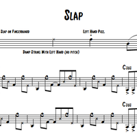 Slap - etude for cello