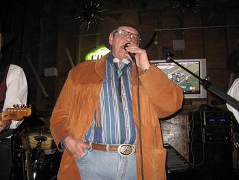 01-11-09: Jim Hatch of course was a fixture at the Horse and does a mean version of Waltz Across Texas with verses we d never heard before.
