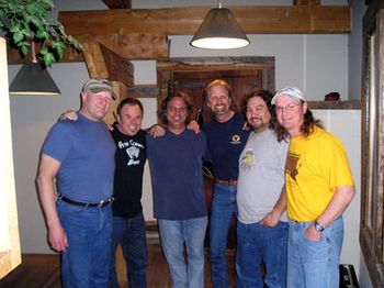 2006 - Recording in Nashville - A shot of us with Jeff Hale, who helped us out on this project.
Jeff toured and recorded many years with Waylon Jennings
