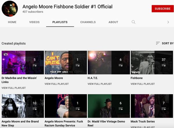YouTube Page:
Angelo Moore Fishbone Soldier #1 Official

See all my videos:  Mirror of What? , Fishbone, The Brand New Step, it's all here!!!