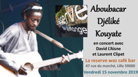 Aboubacar Djéliké Kouyate avec David L'Aisne et Laurent CLipet