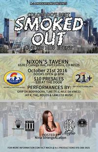 Colorado's Best SMOKED OUT Live Hip Hop Event