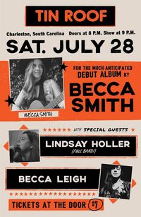 Becca Smith album release show feat. Lindsay Holler & Becca Leigh