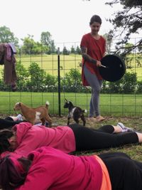 Iowa Goat Yoga at Coco's Ranch Mother's Day Weekend