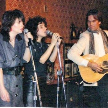 With Shawn Colvin and Eric Andersen circa 1985
