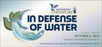 In Defense of Water - Chesapeake Bay Benefit