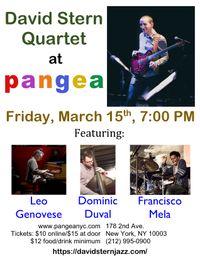 David Stern Quartet at Pangea
