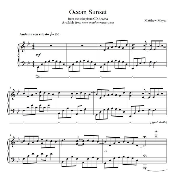 Ocean Sunset - (Beyond Album)