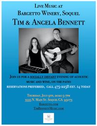 Socially Distant Wine and Music at Bargetto Winery, Soquel