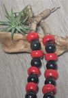 Lani, Black Onyx and Red Coral necklace