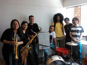 Teaching at 2016 Lima Jazz Ensemble Intensive
