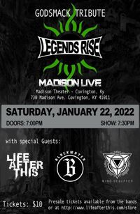 Godsmack Tribute with Life After This, Blackwater & Mind Sculptor 
