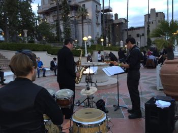 Performing for SLO IFF private screening of Citizen Kane at Hearst Castle. It was $1,000 a person and they SOLD OUT! Woot!
