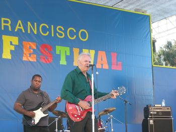 With Kirk Fletcher. San Francisco Blues Festival.
