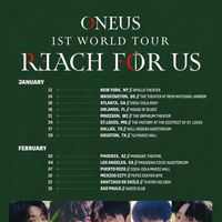 ONEUS 1st World Tour Reach For Us 2023