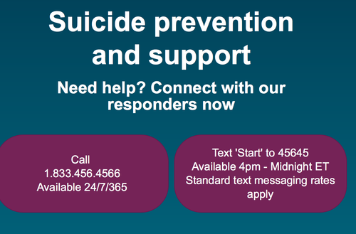 KPop Canada suicide prevention
