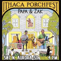 Papa & Zak at Porchfest (Ithaca)