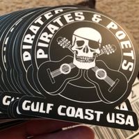 Pirates & Poets Stickers - 3 Pack