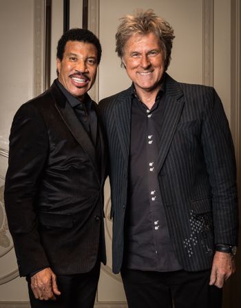 Alan with PHNG fan Lionel Ritchie
