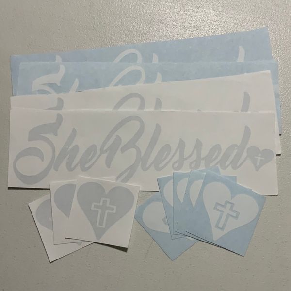 She Blessed Stickers