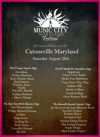 Cancelled Stamps at Music City Maryland Festival