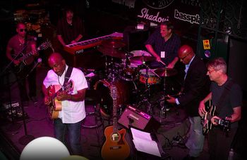 Playing in Nashville with Michael Webb, Paul Ossola, Tim Bowman and the very funky Marlon McClain
