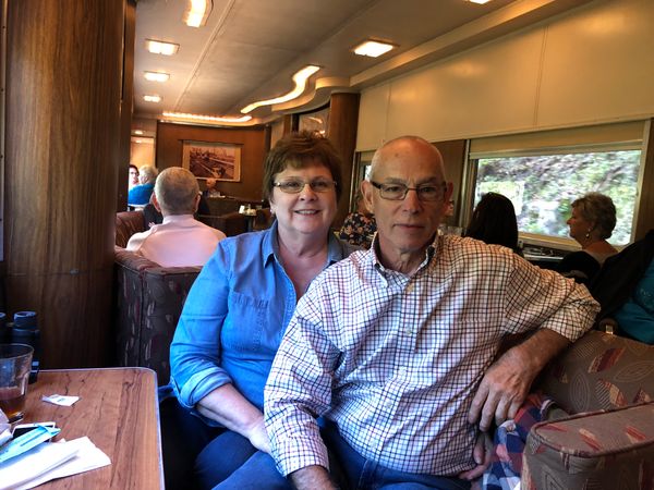 We are in West Virginia on the Dinner Train