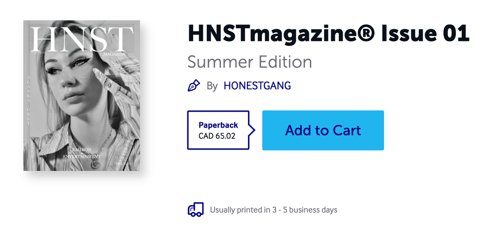 HNSTmagazine Issue 01 - Order Your Copy Today!