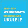 Kids Beginner Ukulele - 5PM Wednesdays