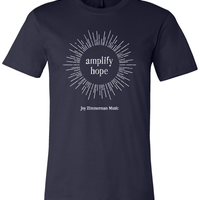 Limited Edition: Amplify Hope Unisex Navy Short-sleeved T-Shirt
