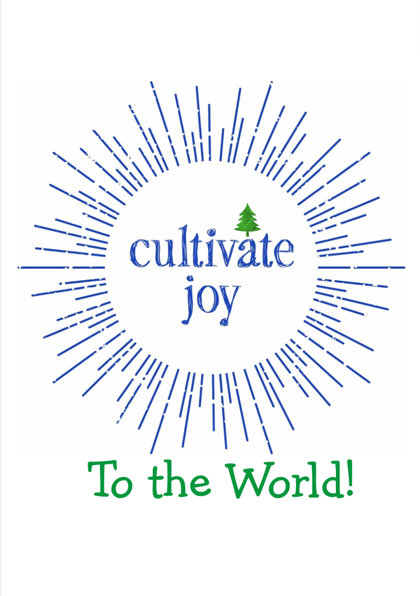 Cultivate Joy to the World Holiday Greeting Cards - 3 pack