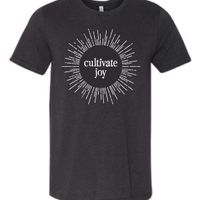 Cultivate Joy t-shirt - black *Fan favorite*