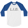 LID 3/4 sleeve raglan shirt