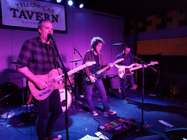 Shrug's last performance in Dayton. Tod Weidner on left, Tim Pritchard in middle, Bryan Lakatos at the right.