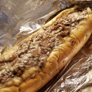 cheesesteak at John's Roast Pork