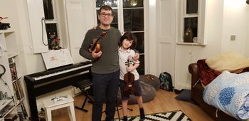 violin lesson
