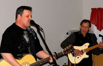 Me and Ronny jammin' at the CD release party.
