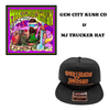 BUNDLE: MJ Trucker Hat and Gem City Kush CD