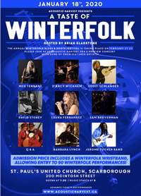 CANCELLED SHOW- Winterfolk Preview Concert