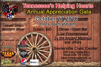 TN Helping Hearts Gala for 1st-Responders & Veterans

