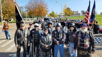 Rolling Thunder, TN3, Veteran's Day Parade with Ann M. Wolf
