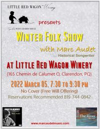 Marc Audet Winter Folk Show near Shawville